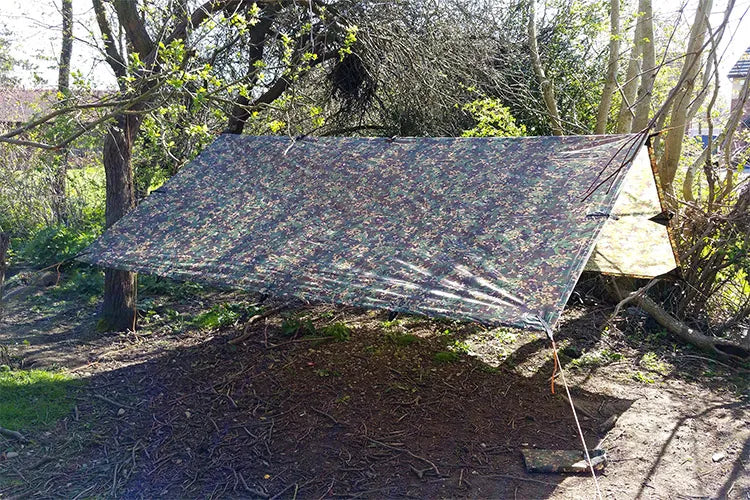 Shell Tarp DD Tarps Camo Shelter Sheet / Tarpaulin – Outdoor Learning Resources