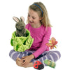 Rabbit in Lettuce Hideaway Hand Puppet with Three Minibeast Finger Puppets