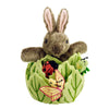 Rabbit in Lettuce Hideaway Hand Puppet with Three Minibeast Finger Puppets