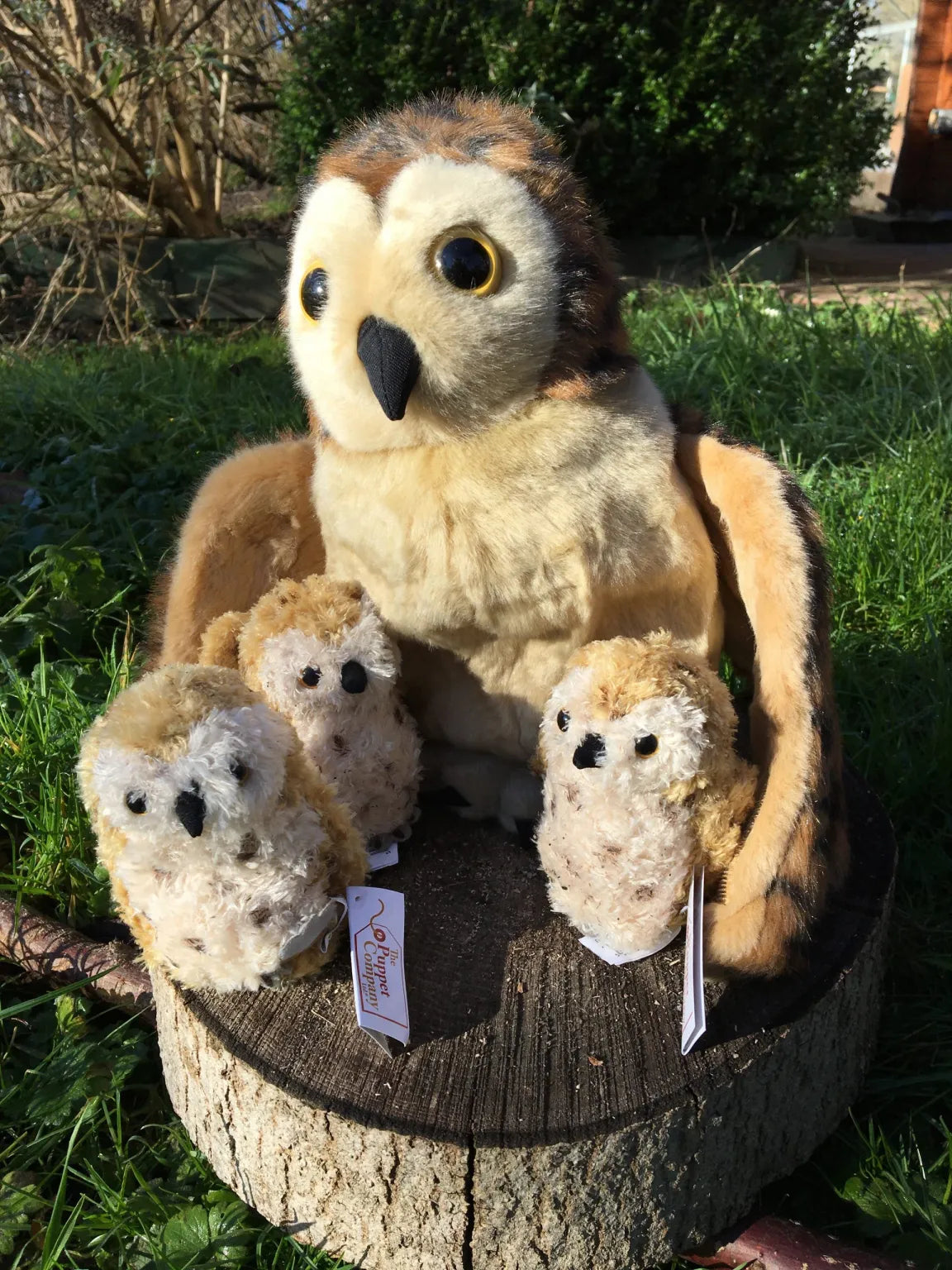 Tawny Owl Hideaway Hand Puppet