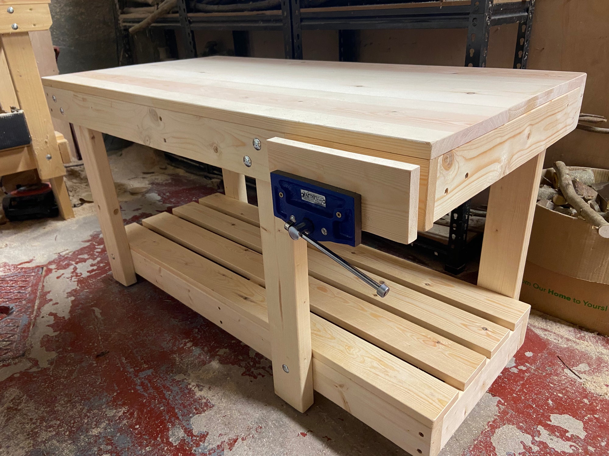 Children's Workbench with Integral Vice