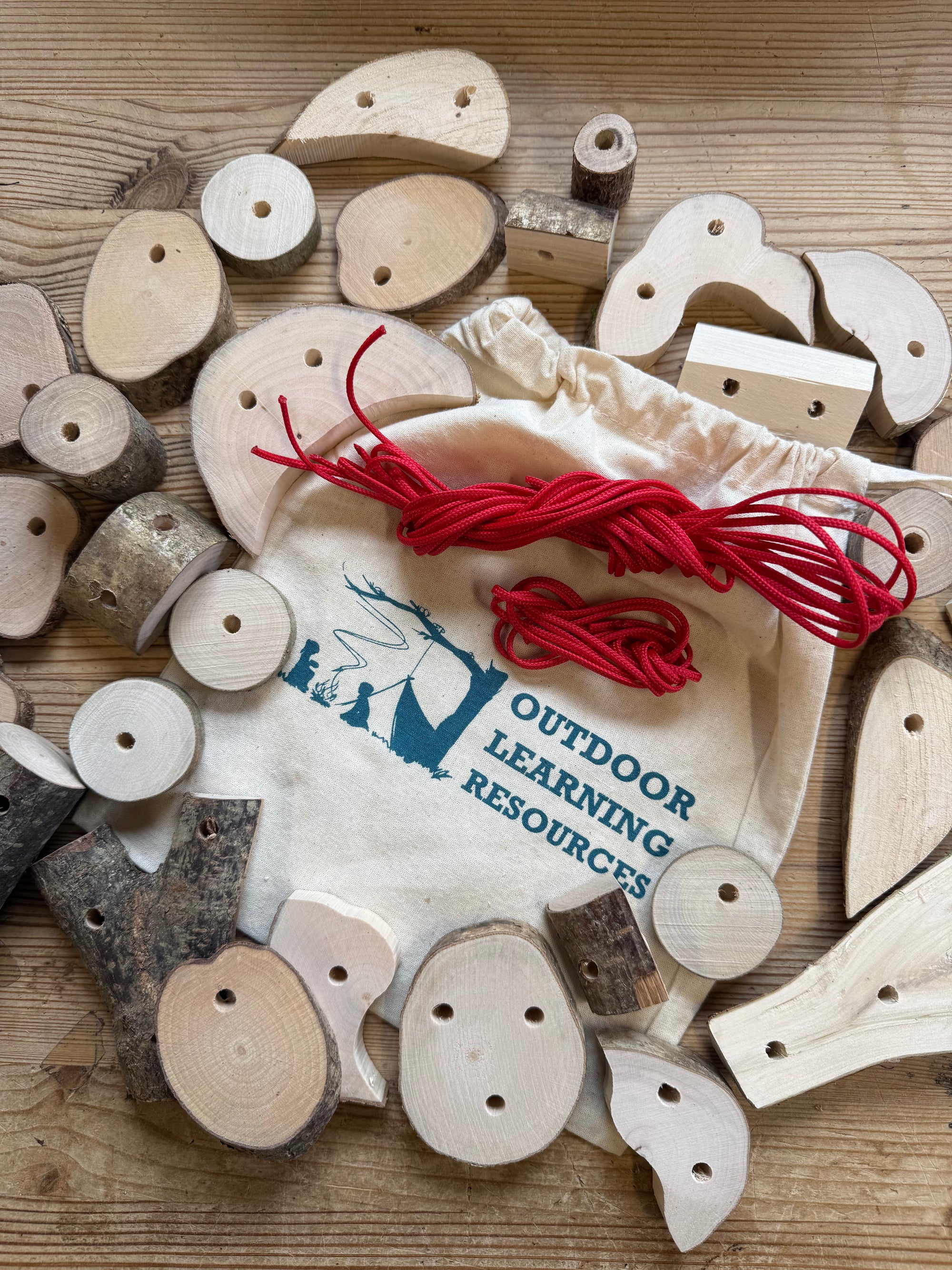 Creative Wooden Threading Set