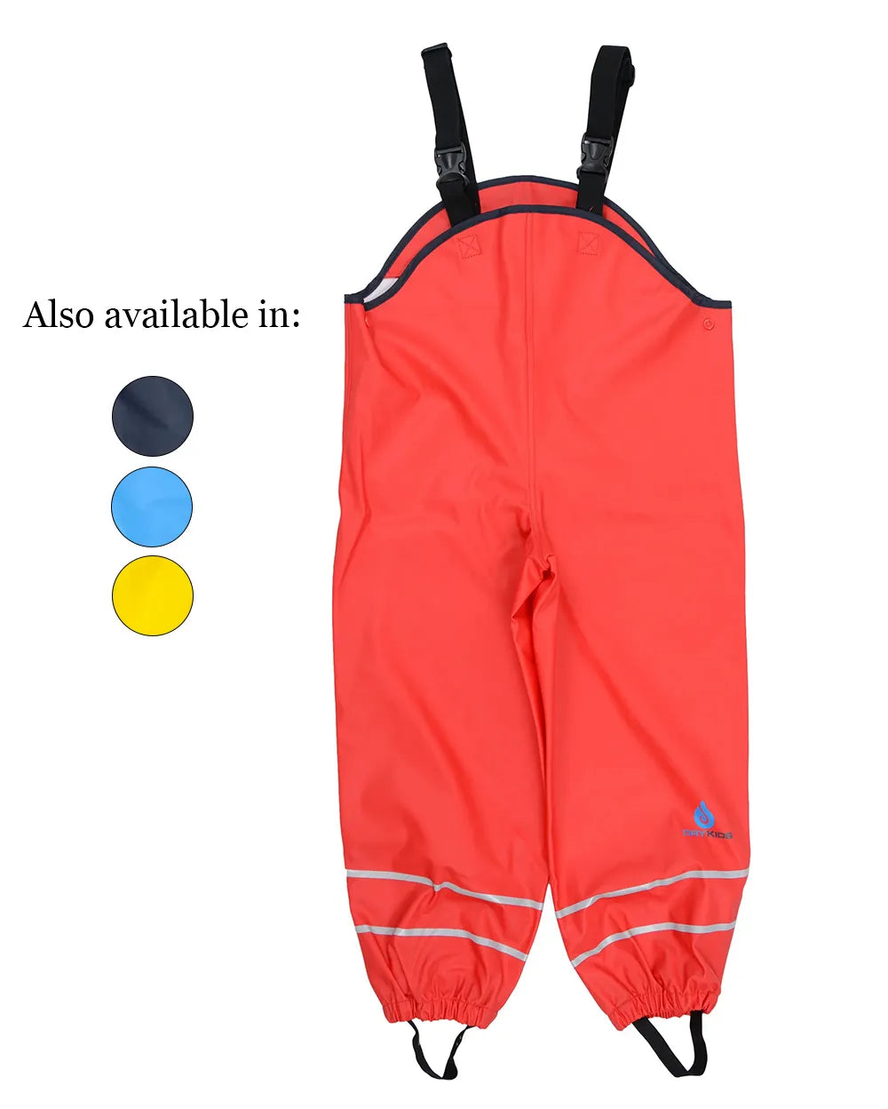 Fleece Lined PU Dungarees