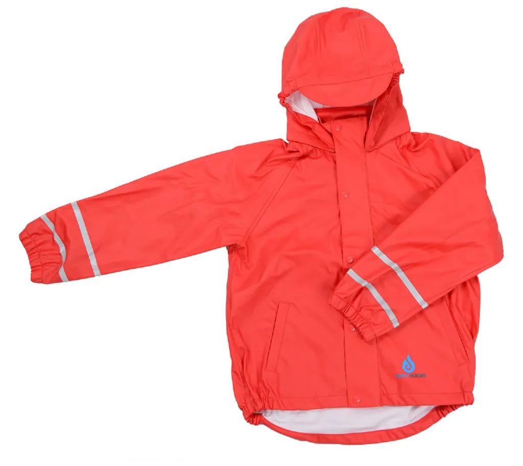 Children's Waterproof PU Coated Jacket